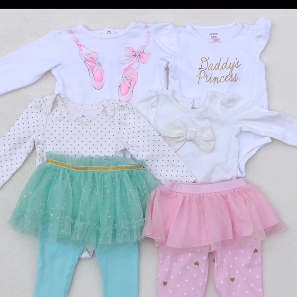 Other - 6 Pieces Baby Girl Bundle Set Size 12M